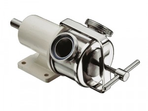 Impeller pump with free shaft end and bearing bracket